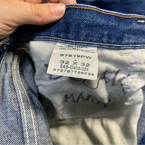 Vintage Workwear Rustler Jeans Authentic Faded Straight Leg Men’s 32 x 32 Worn - Picture 8 of 11